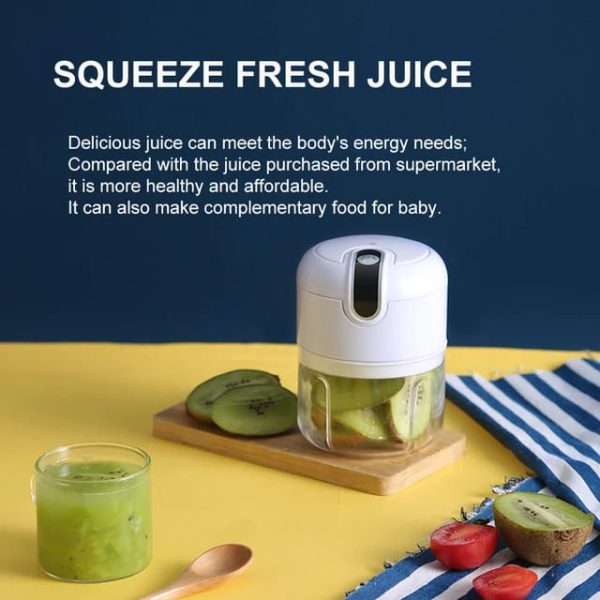 New Mini Electric Food Chopper Multifunctional Portable Cordless Garlic Ginger Food Processor(random Color ) Shopcify