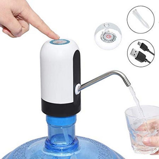 Rechargeable Automatic Water Dispenser Pump, Water Bottle Pump dispenser USB Charging Drinking mini Portable Electric dispenser pump for house and office, etc.