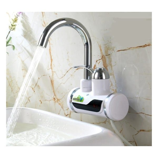 Electric Instant Water Heating Tap with LED Temperature Display Hot Water Faucet